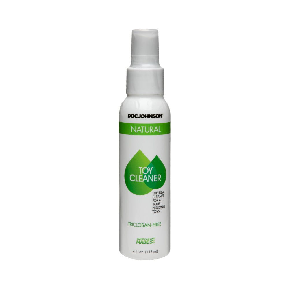 Doc Johnson Natural 4oz toy cleaner spray for safe and chemical-free intimate product hygiene