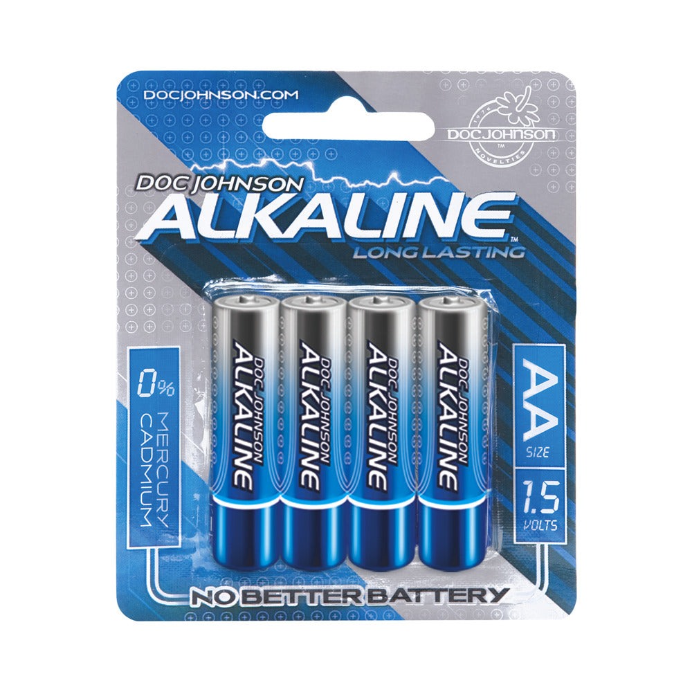 Doc Johnson alkaline AA batteries pack of 4 long lasting power cells