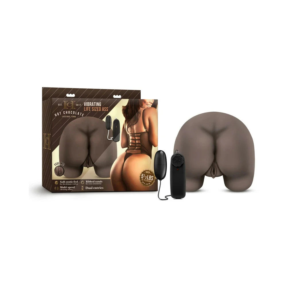 Blush Hot Chocolate Luscious Tiana Vibrating Life-Sized Masturbator Brown by Anal Toys & Stimulators