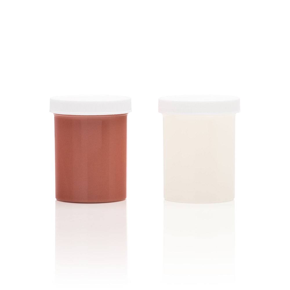 Clone-A-Willy Silicone Refill medium skin tone kit with two containers for creating personalized silicone replicas
