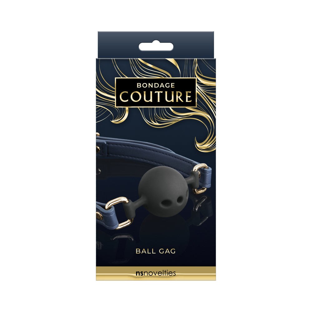 Bondage Couture Ball Gag Blue by Bondage & Fetish Toys