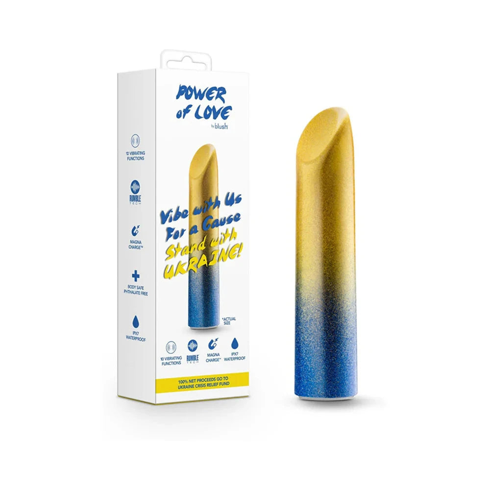 Blush Power of Love Ukraine Rechargeable Bullet Vibrator by Vibrators and Massagers