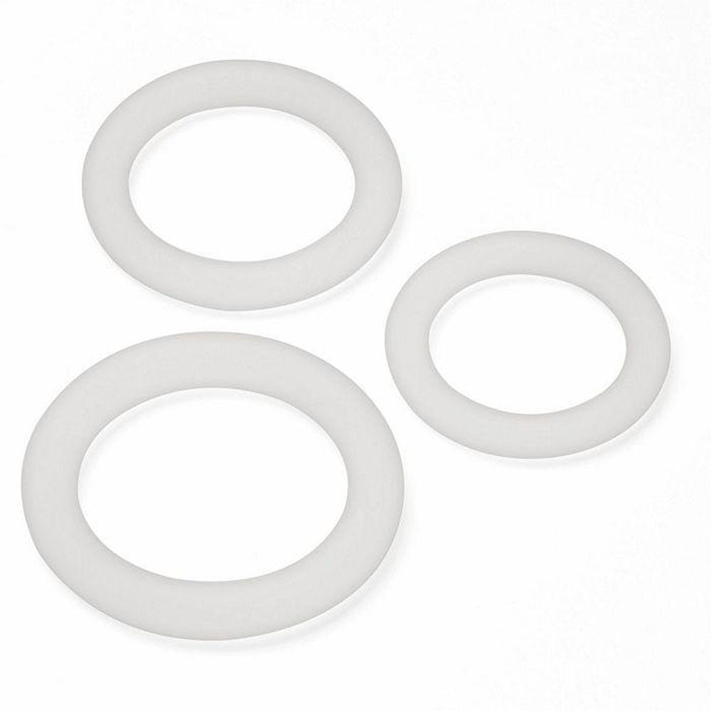 Cloud 9 Pro Sensual Silicone Cock Ring 3 Pack by Cock & Balls