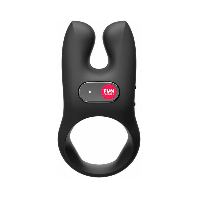 Fun Factory NOS Vibrating Cock Ring Black by Cock & Balls