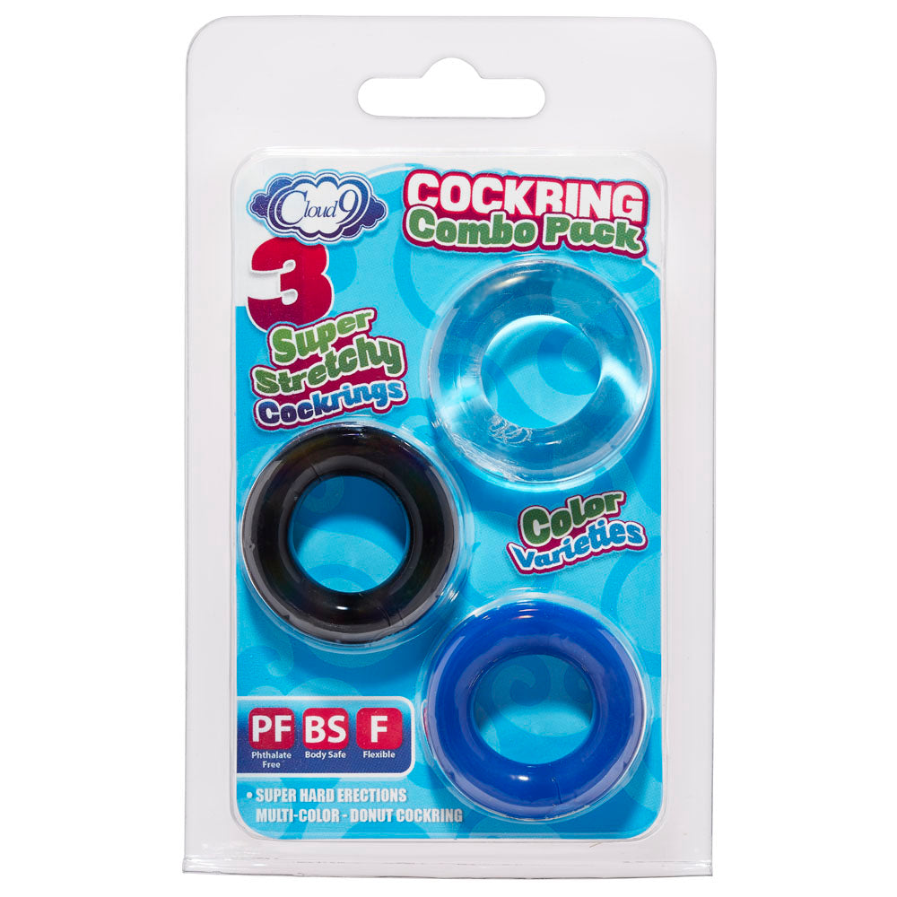 Cockring Combo Color Varieties by Cock & Balls