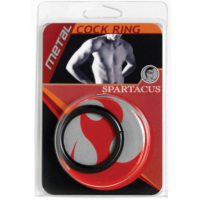 Spartacus Metal Cock Rings (2 Rings/Black) by Cock & Balls