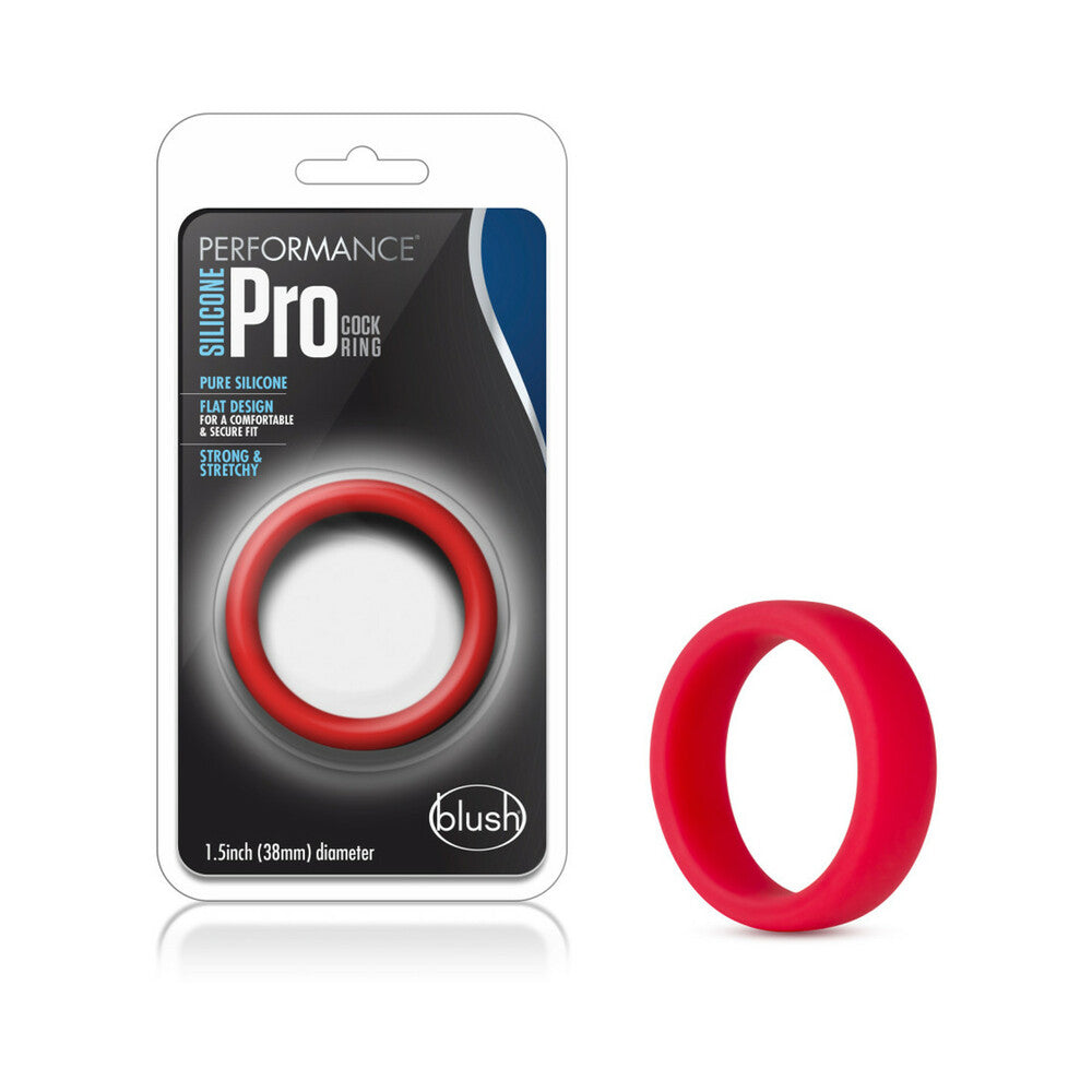Performance Silicone Go Pro Cock Ring Red by Cock & Balls
