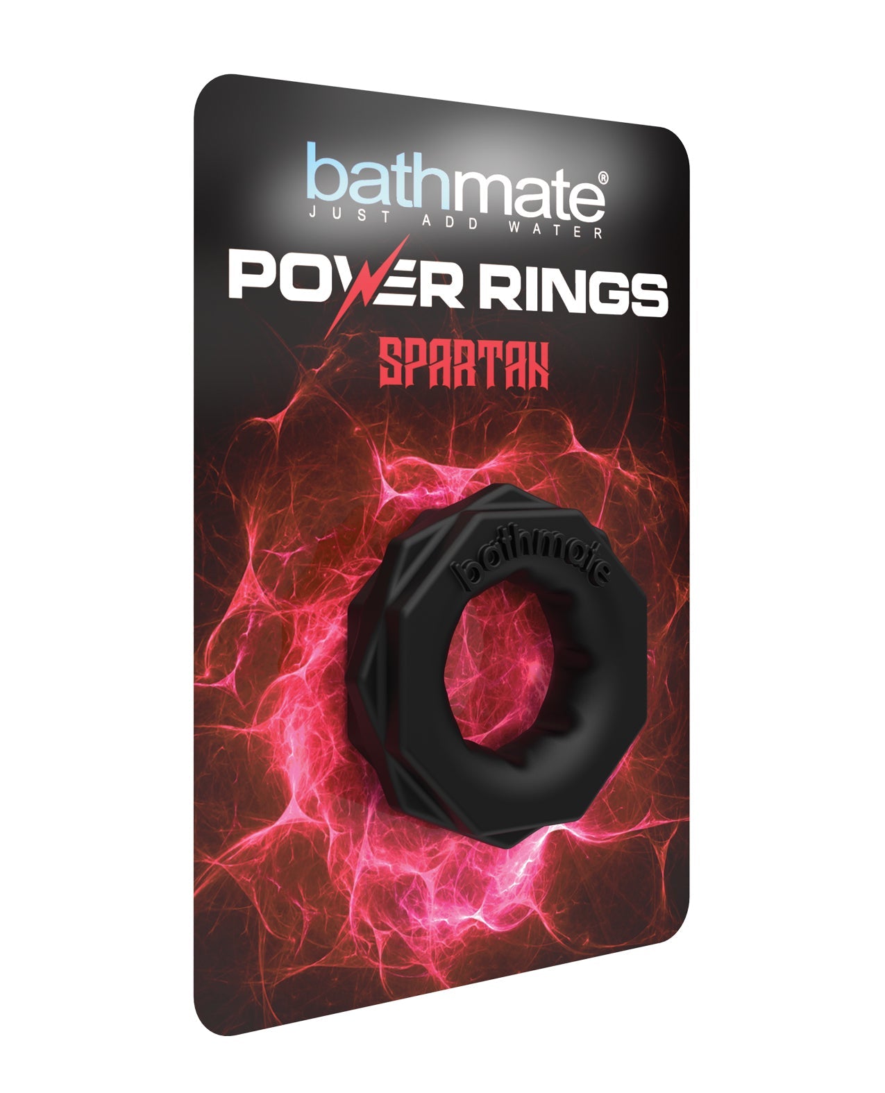 Bathmate Spartan Cock Ring - Black by Cock & Balls