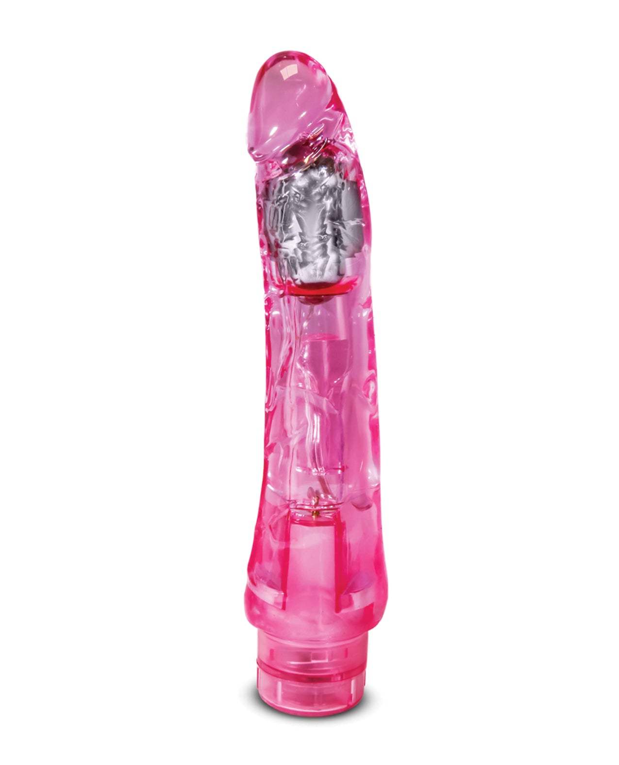 Blush Naturally Yours Mambo Vibe pink 9 inch waterproof flexible vibrator with multi-speed settings