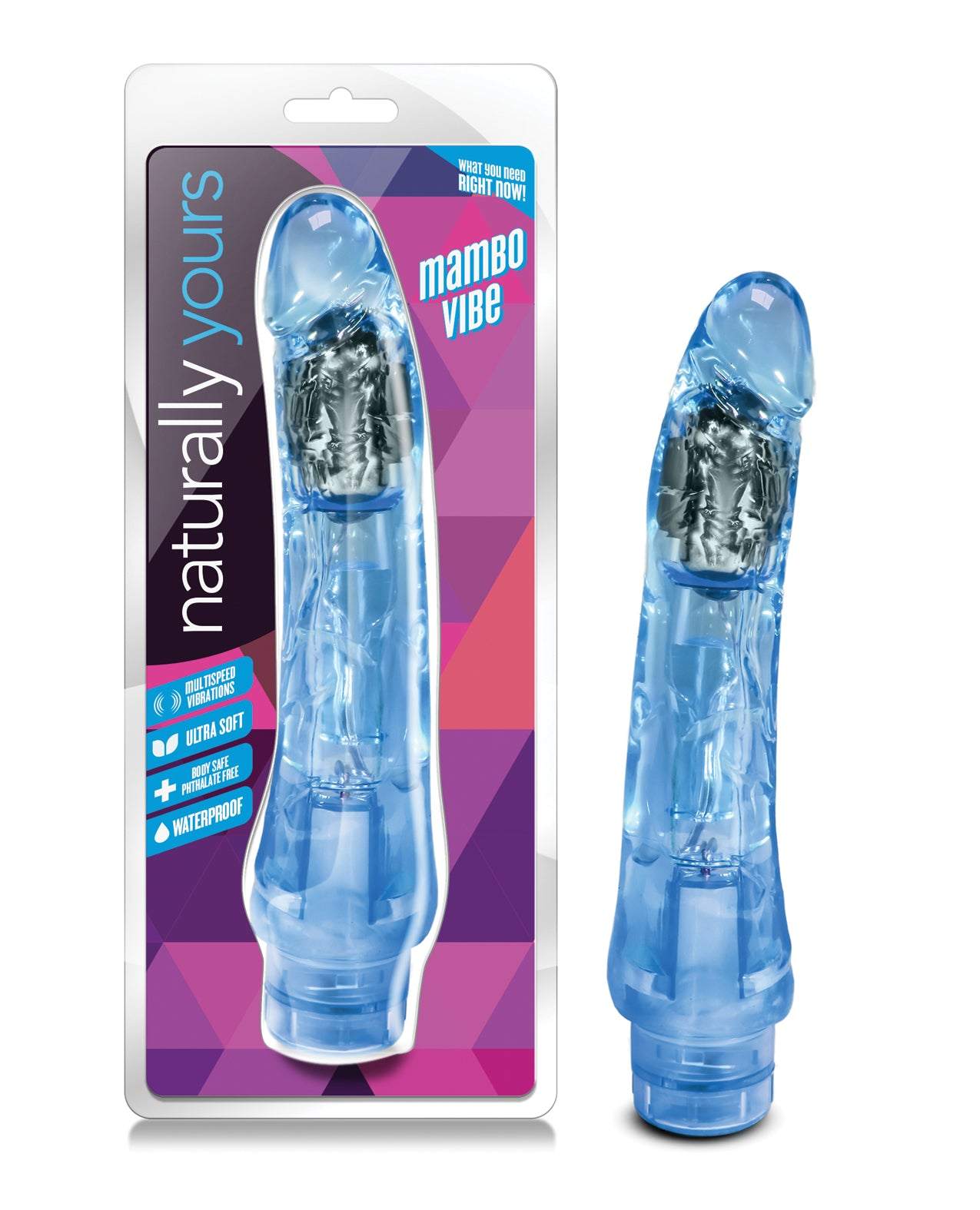 Blush Naturally Yours Mambo Vibe - Blue by Vibrators and Massagers