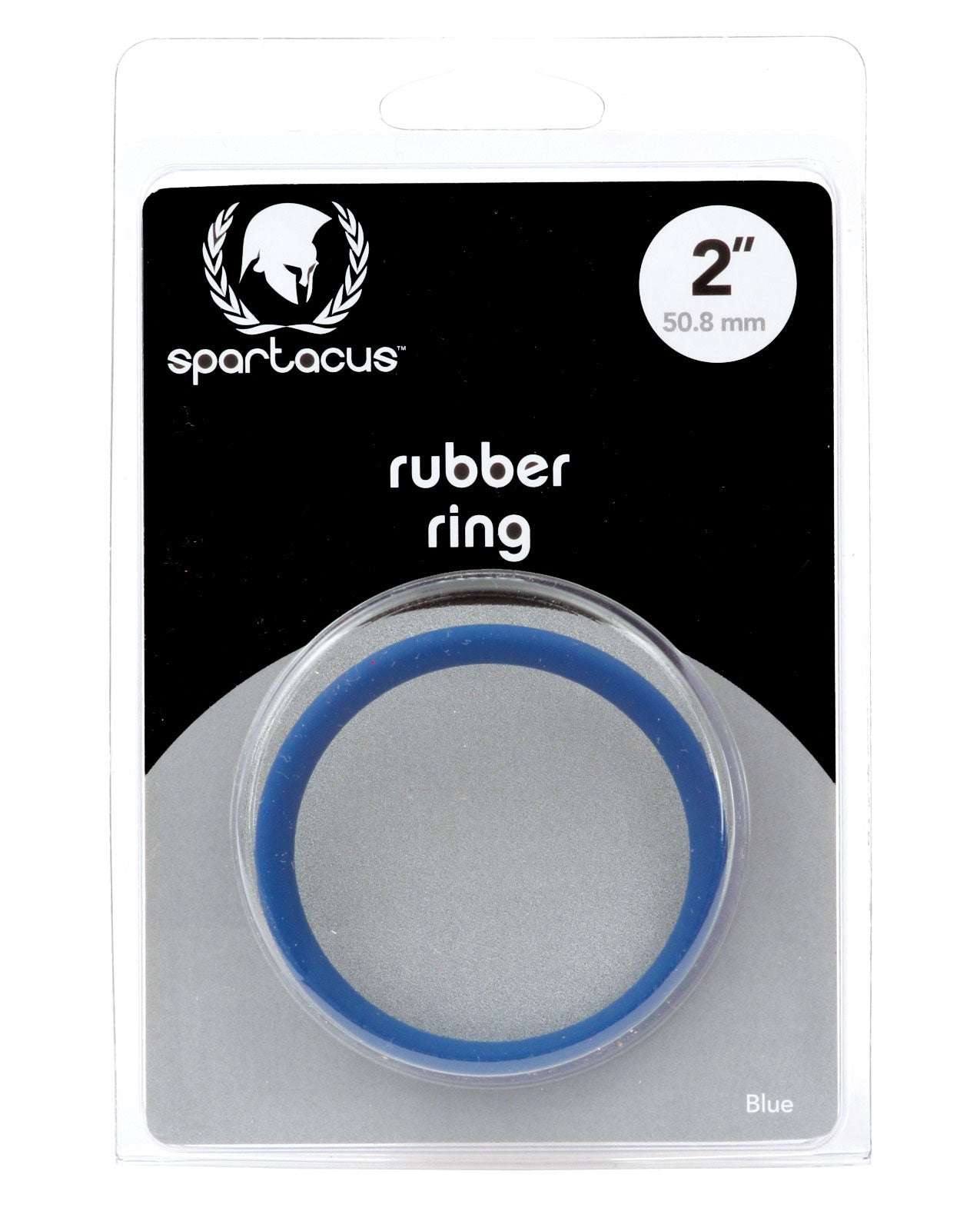 Spartacus 2" Rubber Cock Ring - Blue by Cock & Balls