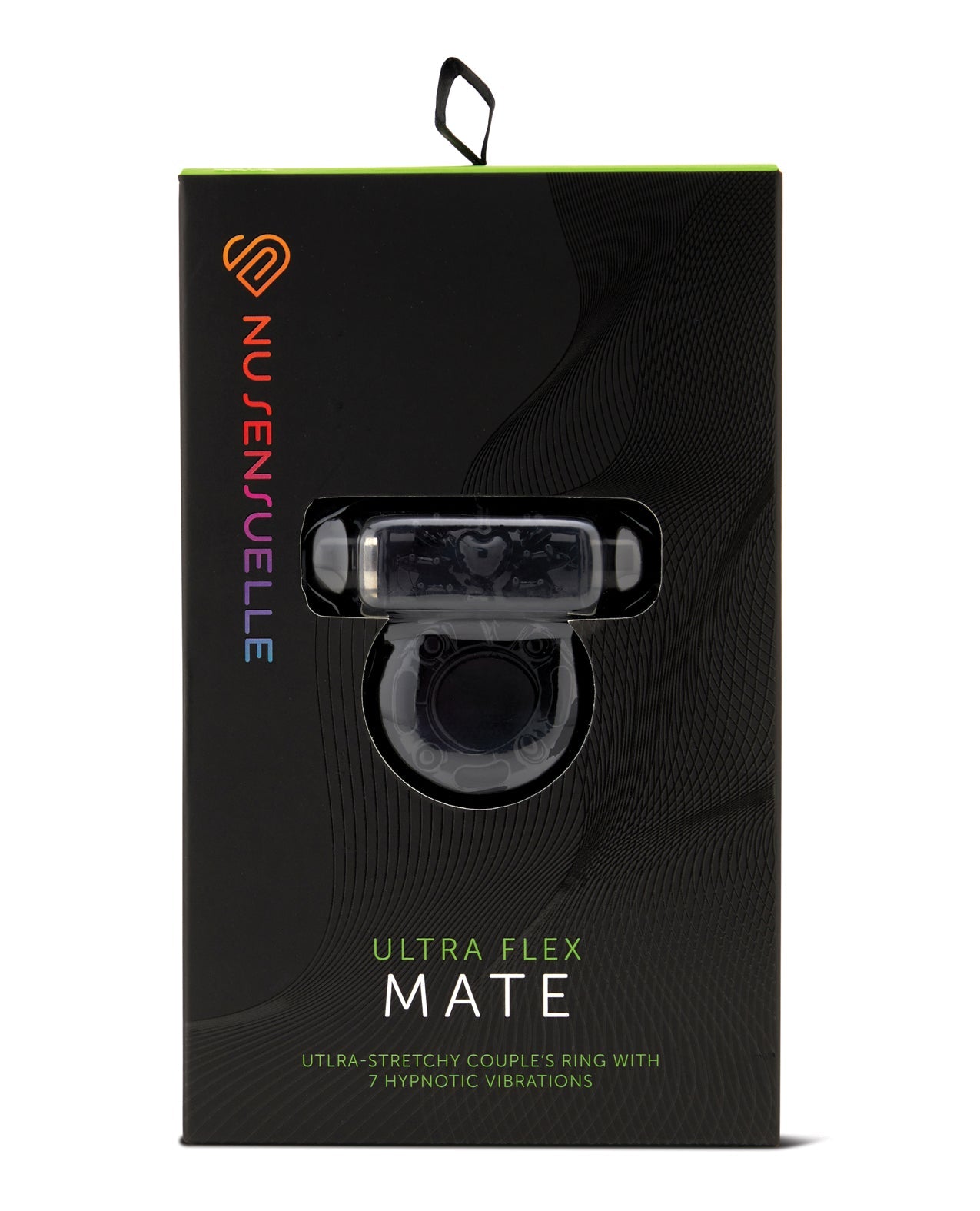 Nu Sensuelle Mate Ultra Bullet Ring Cockring 7 Function - Black by Cock & Balls