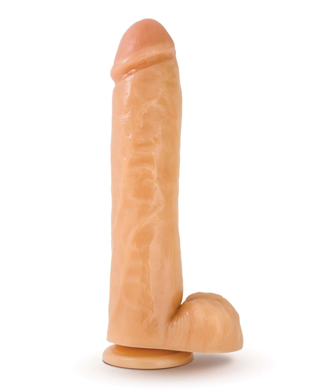 Blush Hung Rider Hammer 10-inch flesh dildo with suction cup and realistic texture
