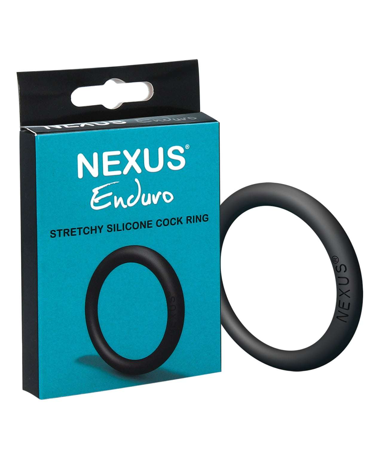 Nexus Enduro Silicone Cock Ring - Black by Cock & Balls