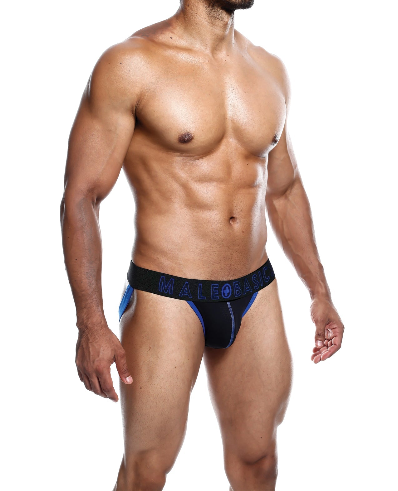 Male Basics Neon Jockstrap Royal SM by Apparel