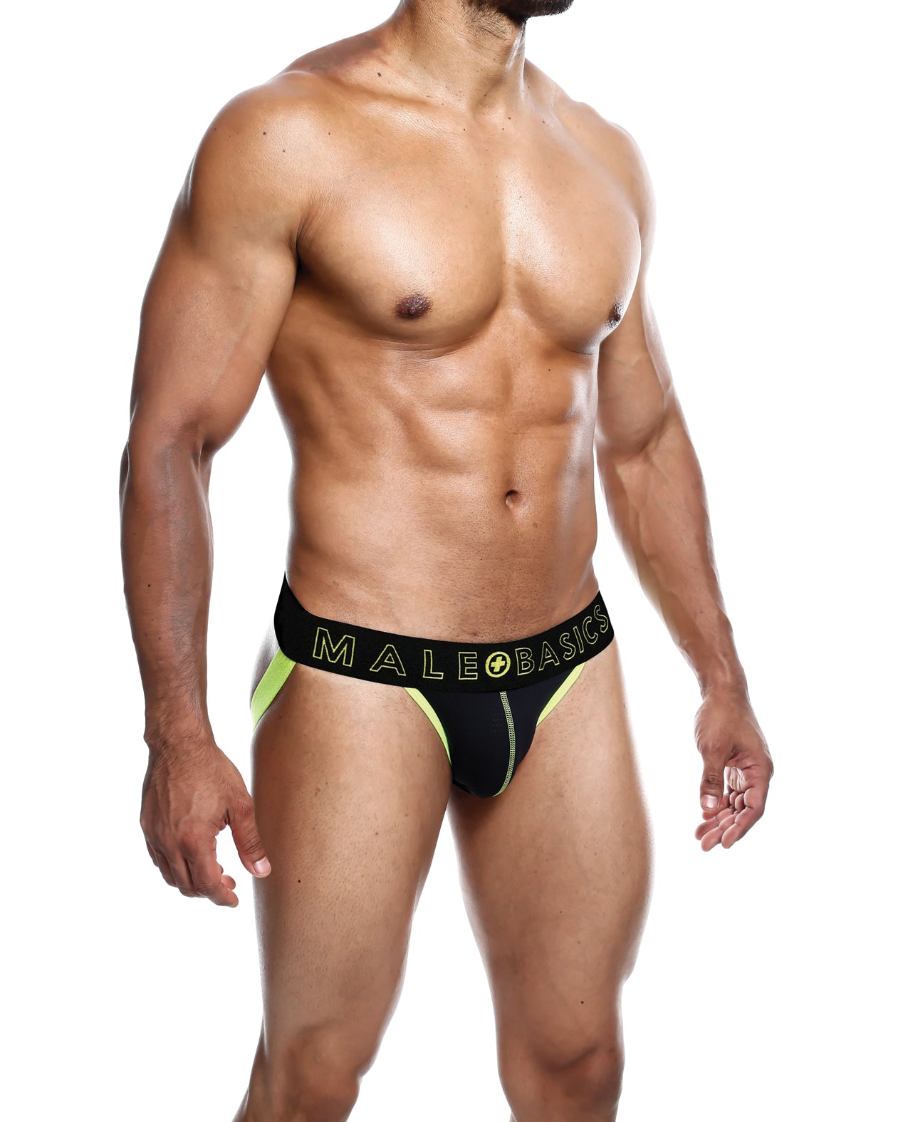 Male Basics Neon Jockstrap Neon Yellow SM by Apparel