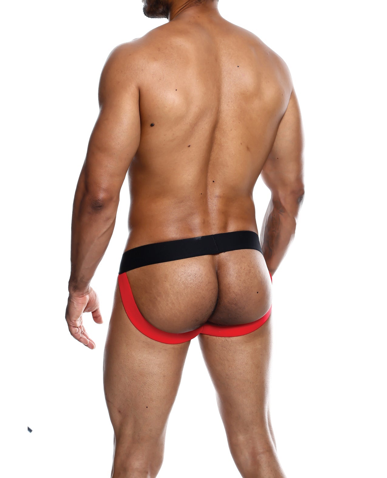 Male Basics Neon Jockstrap Red SM by Apparel