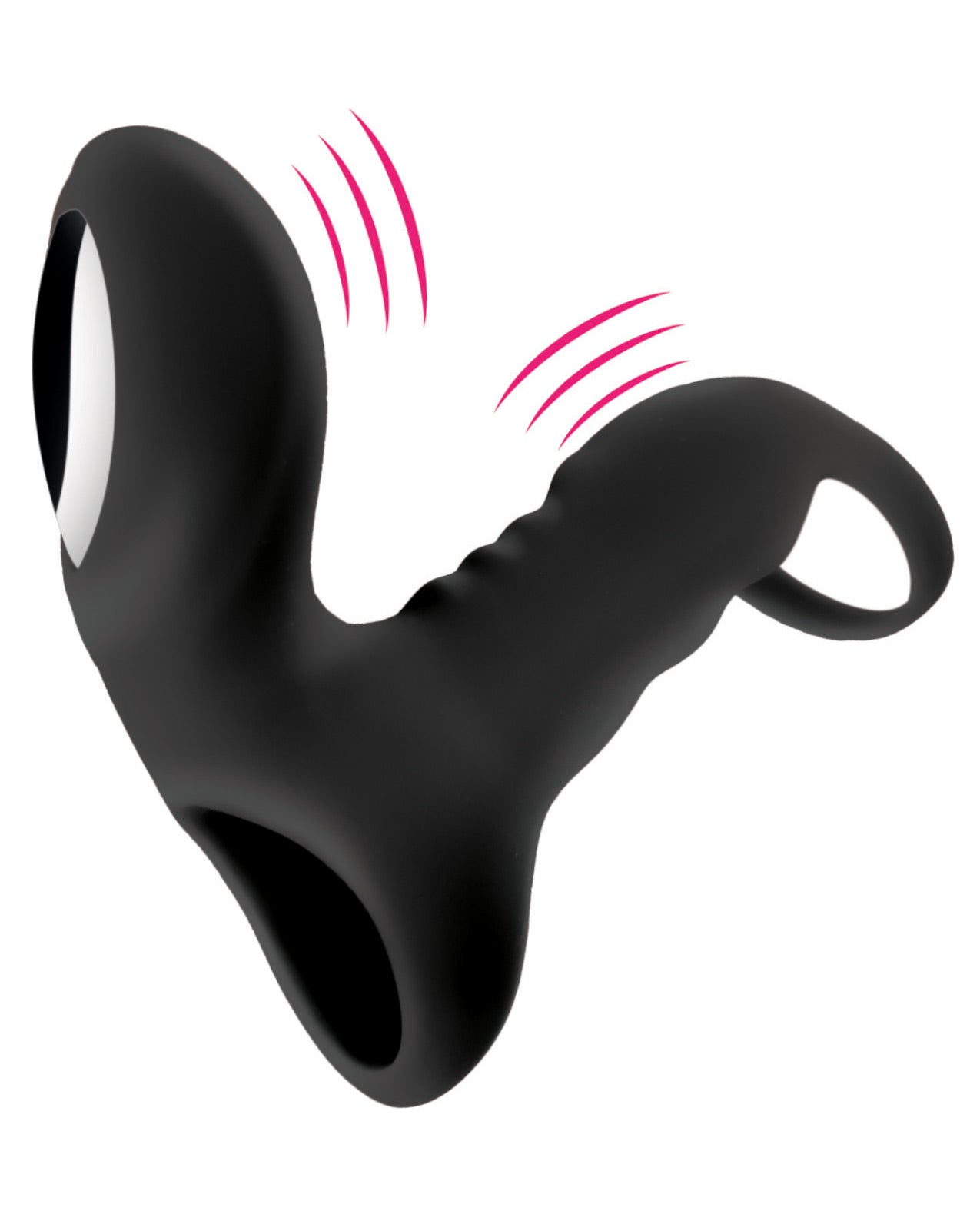 Bliss Shaft Rider Vibrating Cock Ring Sleeve - Black by Cock & Balls