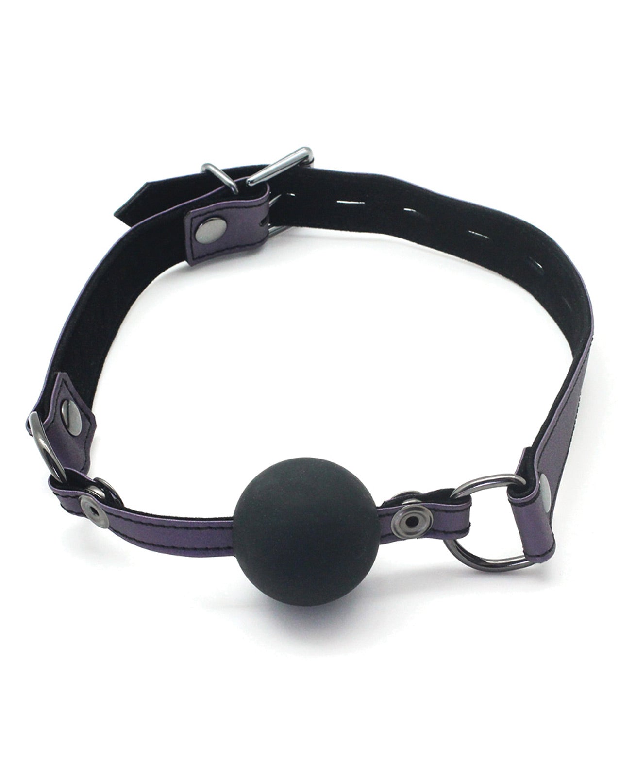 Spartacus Galaxy Legend Silicone Ball Gag - Purple by Bondage & Fetish Toys