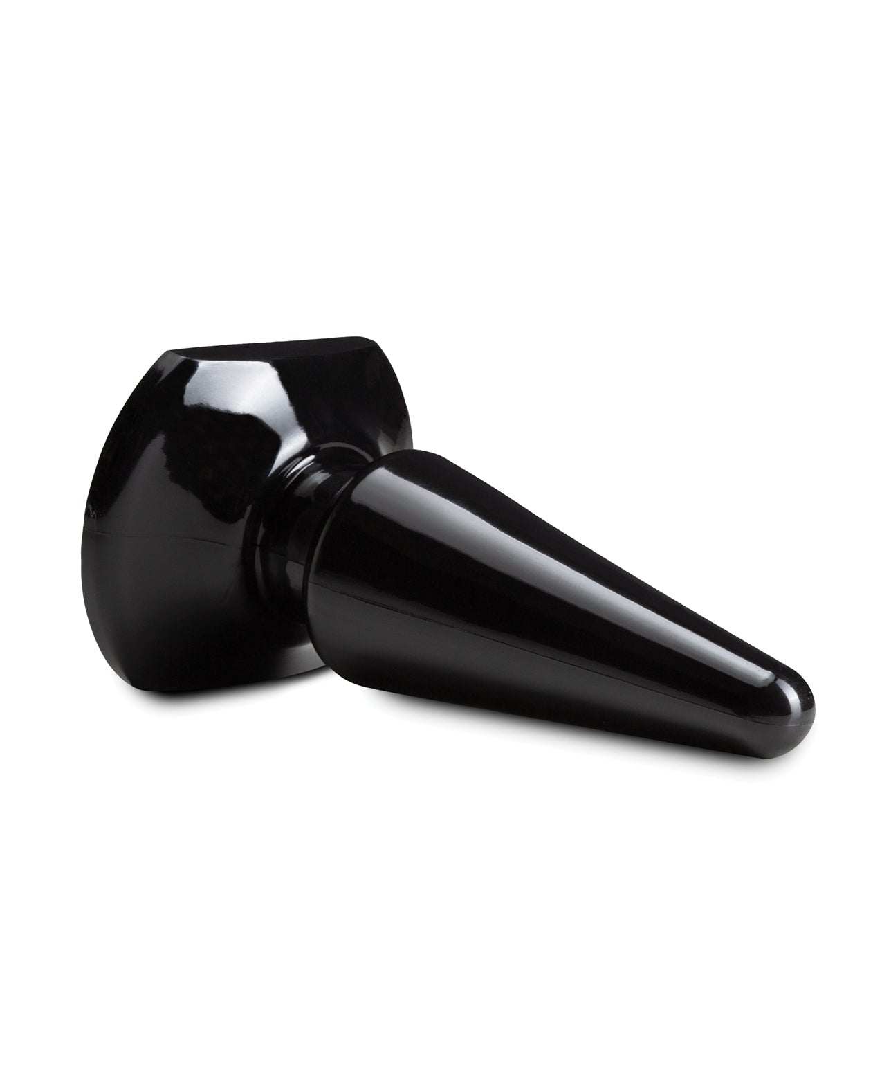 Black Blush Anal Adventures Easy Plug with tapered shape and secure anchor base for comfortable anal exploration
