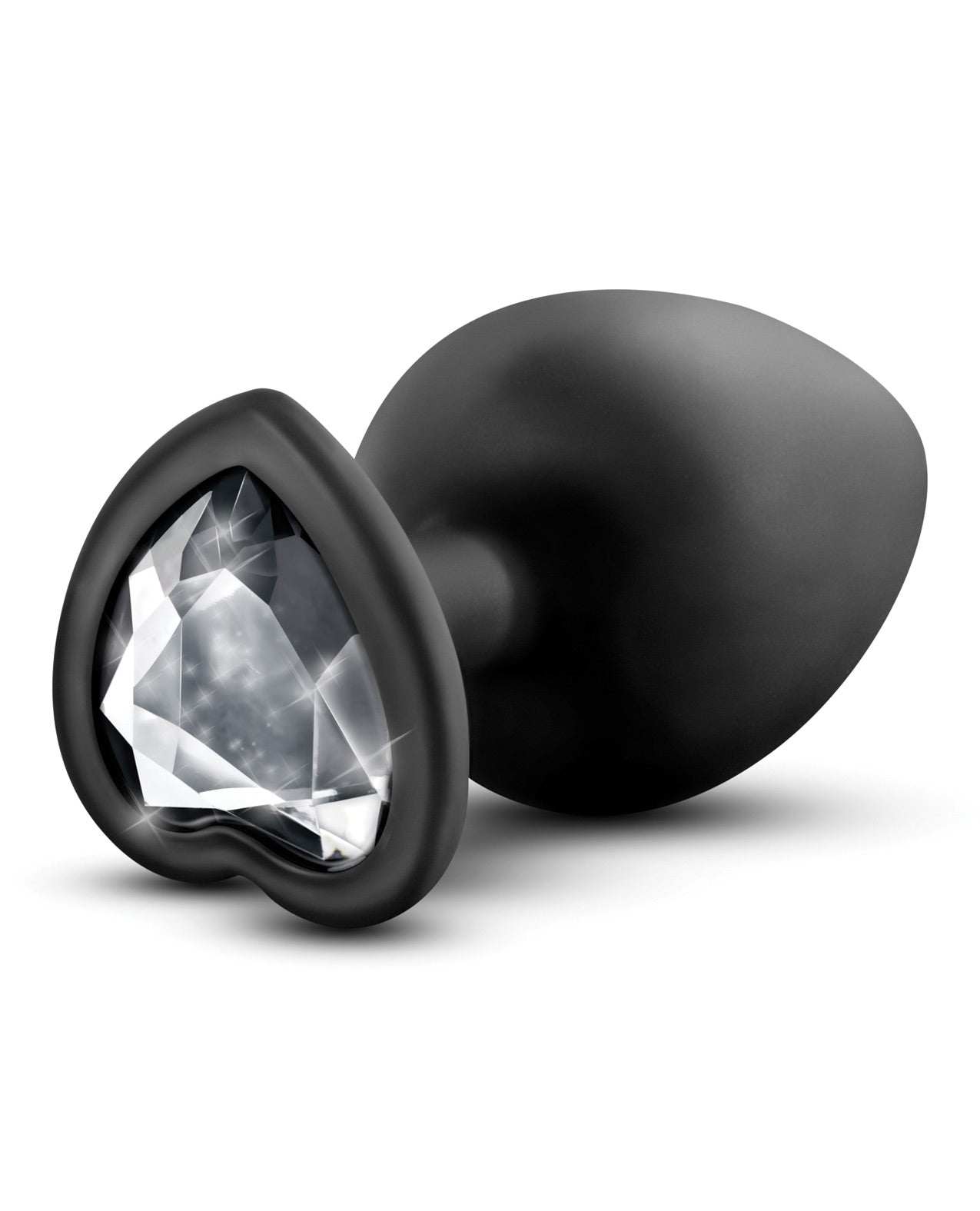 Blush Temptasia Bling Plug w/Gem Large - Black by Anal Toys & Stimulators