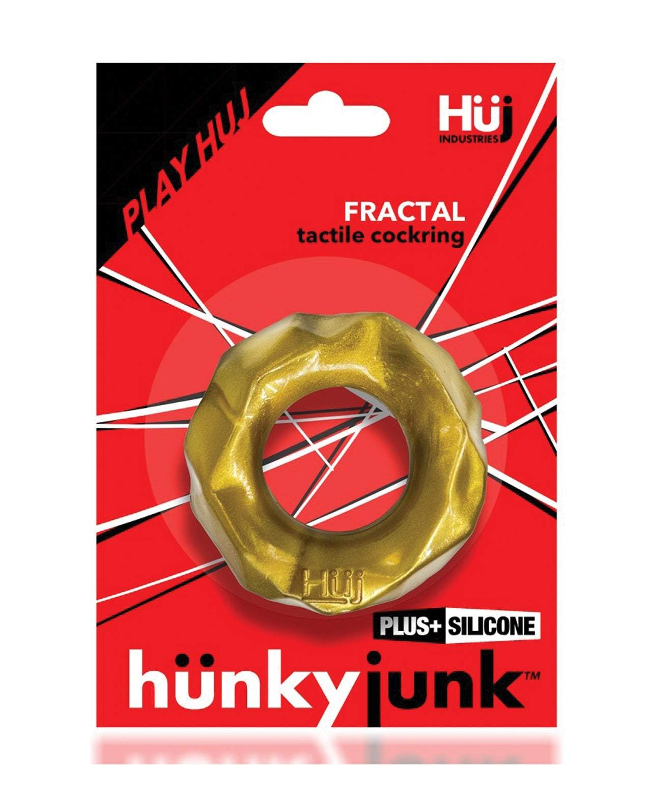 Hunky Junk Fractal Cockring - Bronze by Cock & Balls