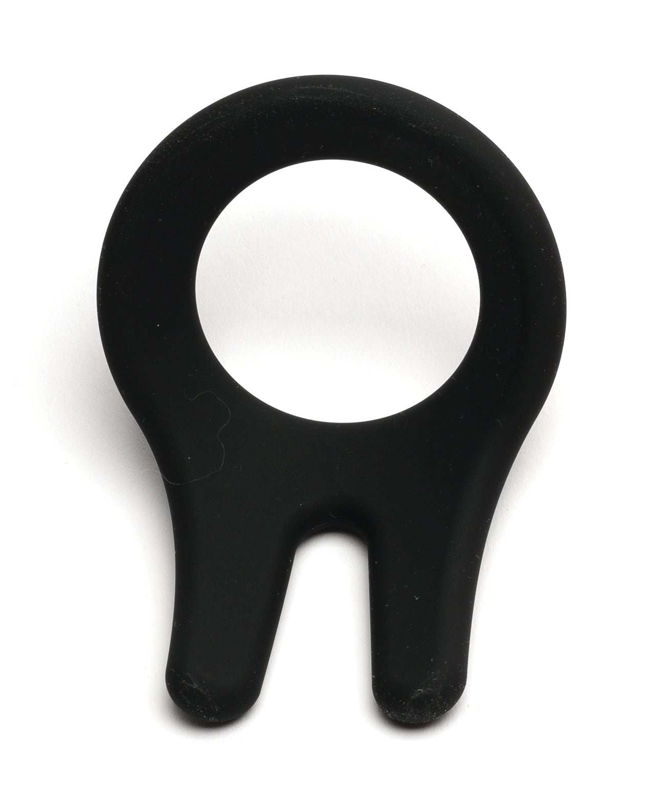 Sport Fucker CockPit Cockring in black high-performance silicone with ergonomic teardrop design for enhanced pleasure and support
