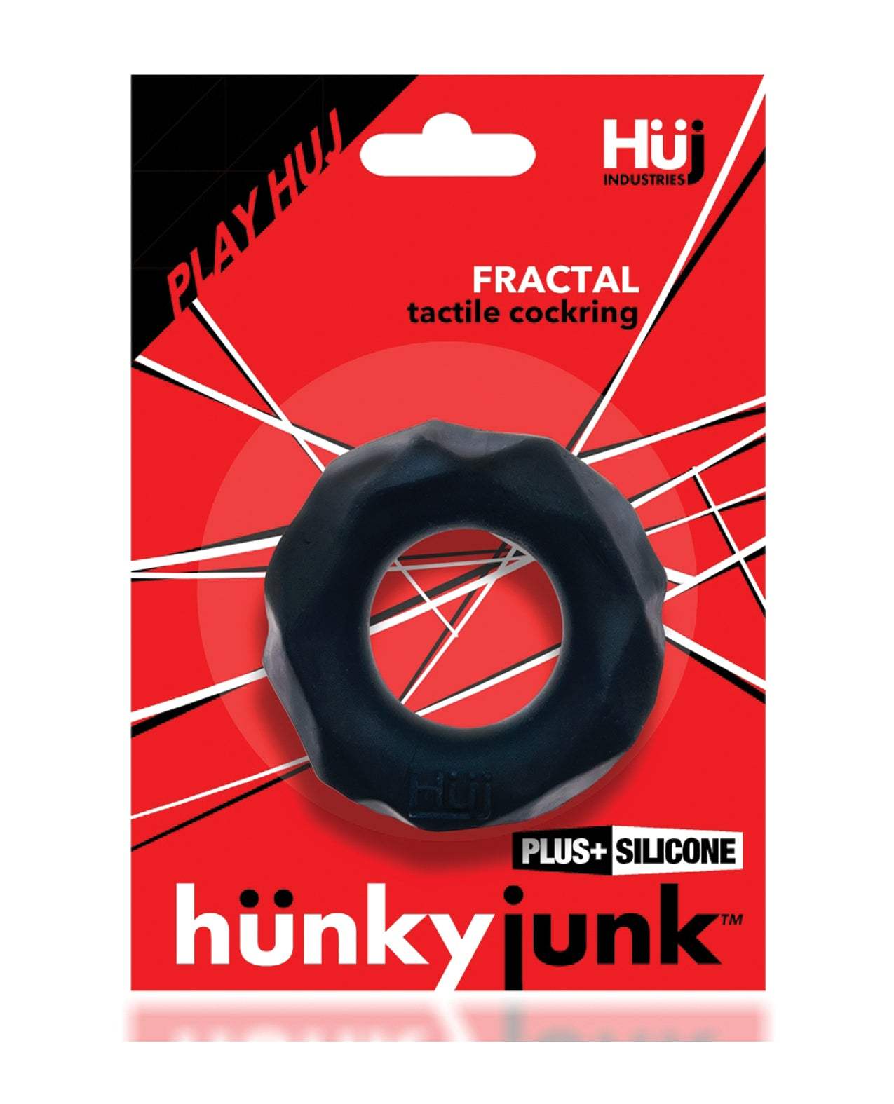 Hunky Junk Fractal Cockring - Tar Ice by Cock & Balls
