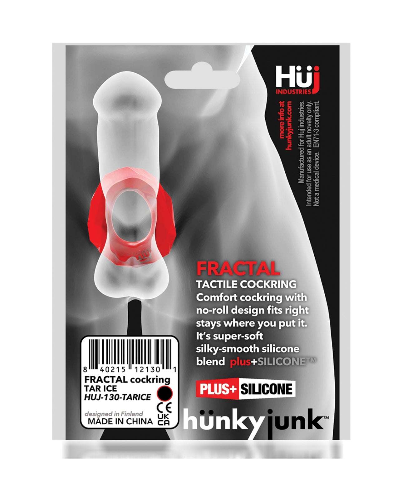Hunky Junk Fractal Cockring - Tar Ice by Cock & Balls