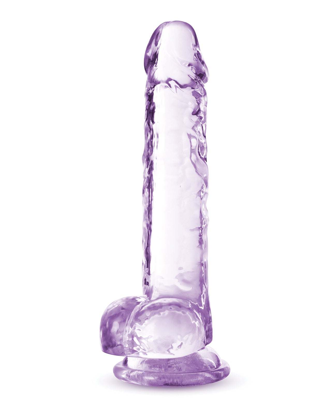 Blush Naturally Yours 7" Crystalline Dildo - Amethyst by Anal Toys & Stimulators