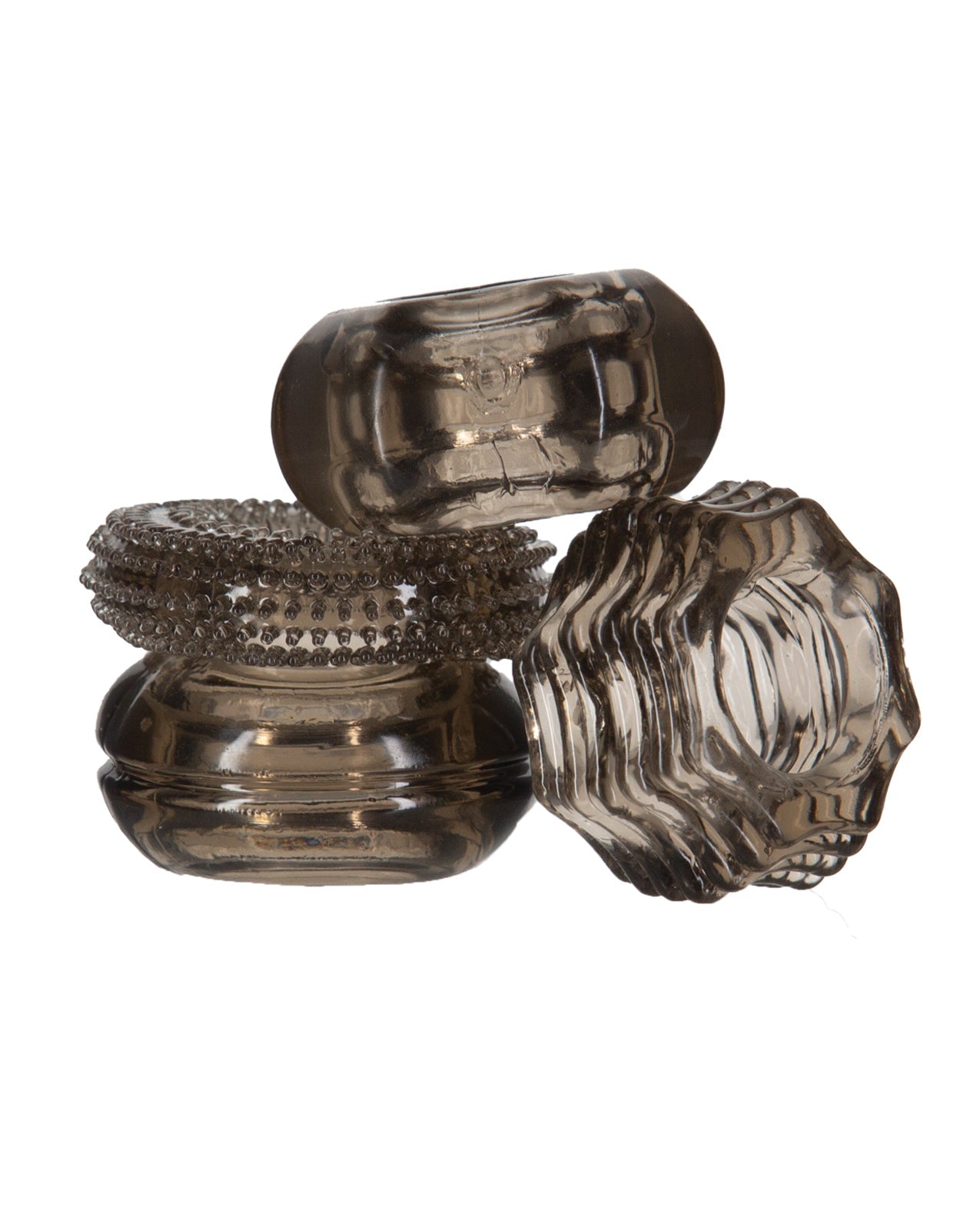 Got Big Dick 4 Pack Cock Rings - Black by Cock & Balls