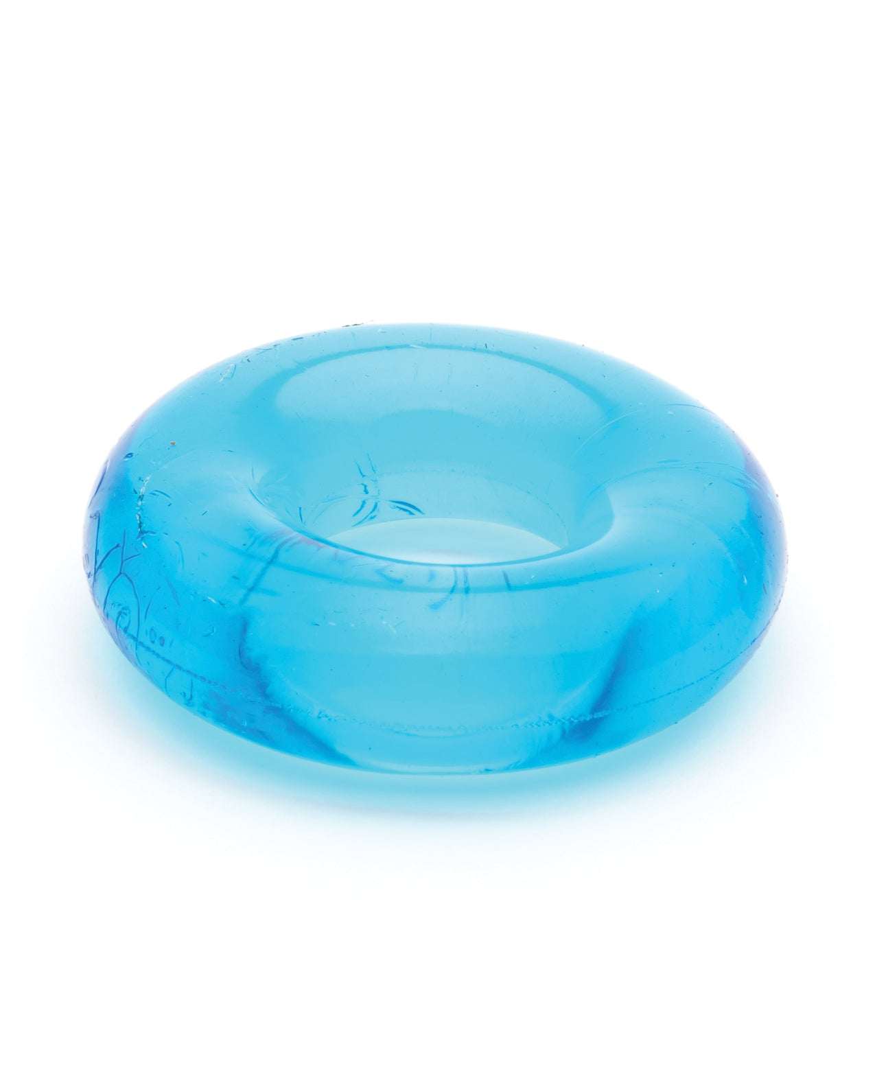 Blue silicone Sport Fucker Chubby Cockring for men enhancing comfort and performance