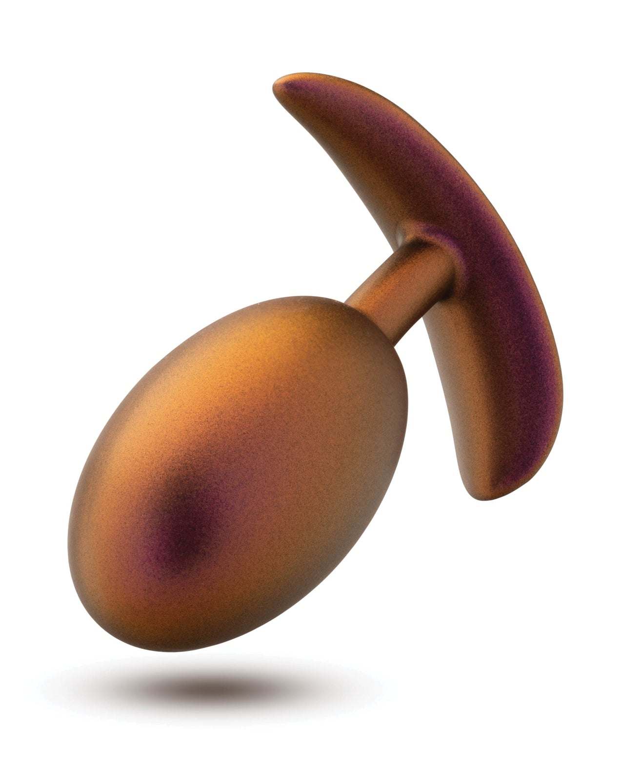 Blush Anal Adventures Matrix Neutron Plug in iridescent copper with smooth silicone and secure flared base