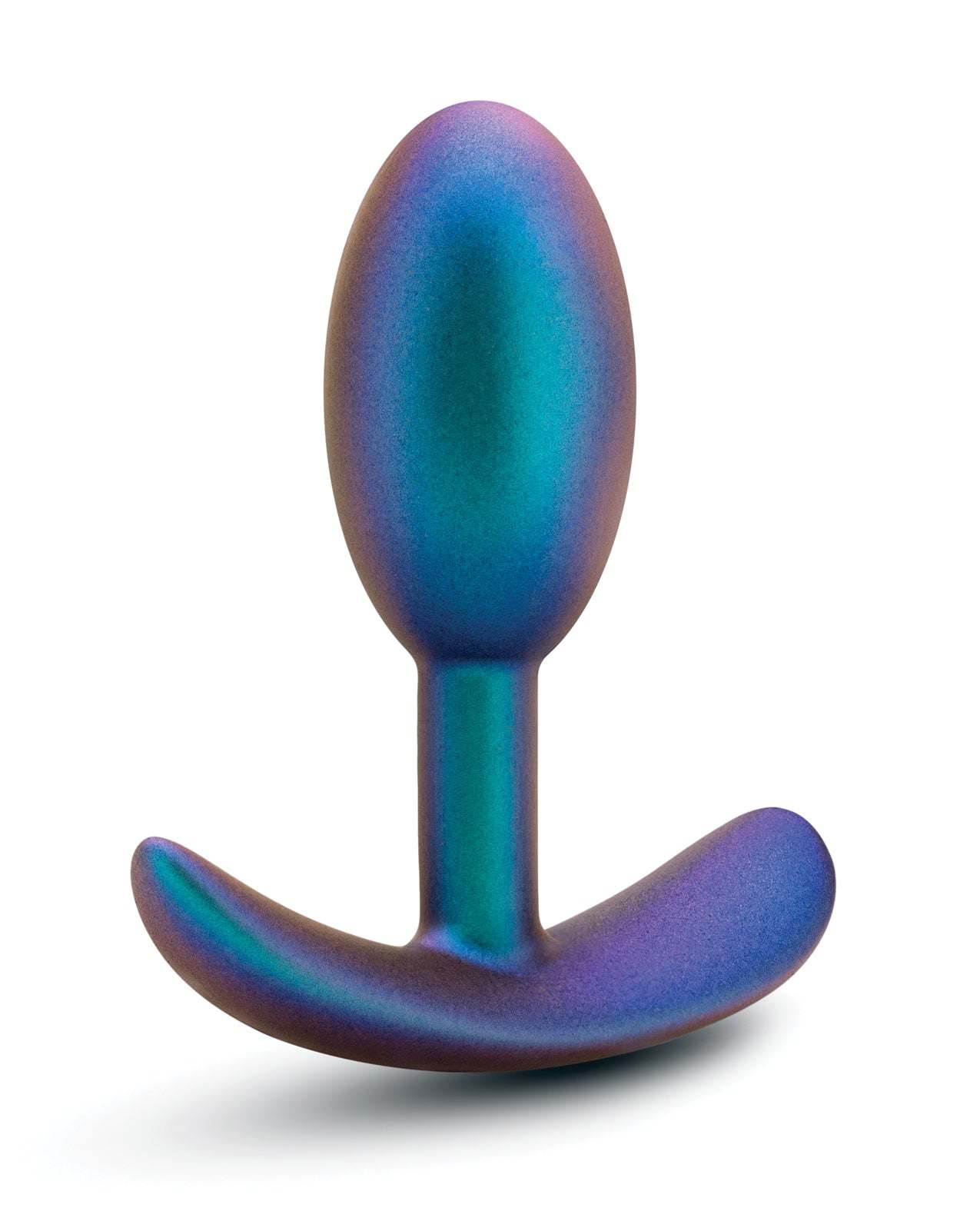 Blush Anal Adventures Matrix Nebula turquoise anal plug with rounded tip and flared base for secure, comfortable wear.