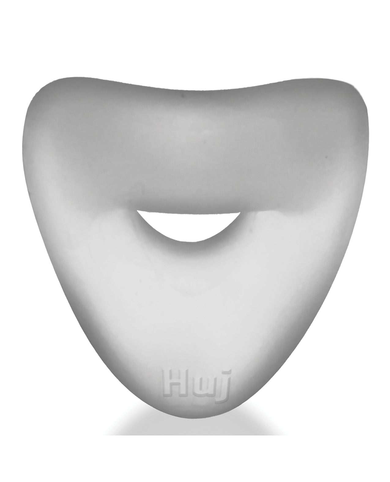 Clear Ice Form Cockring with ergonomic wavy silicone design for a snug, adjustable fit