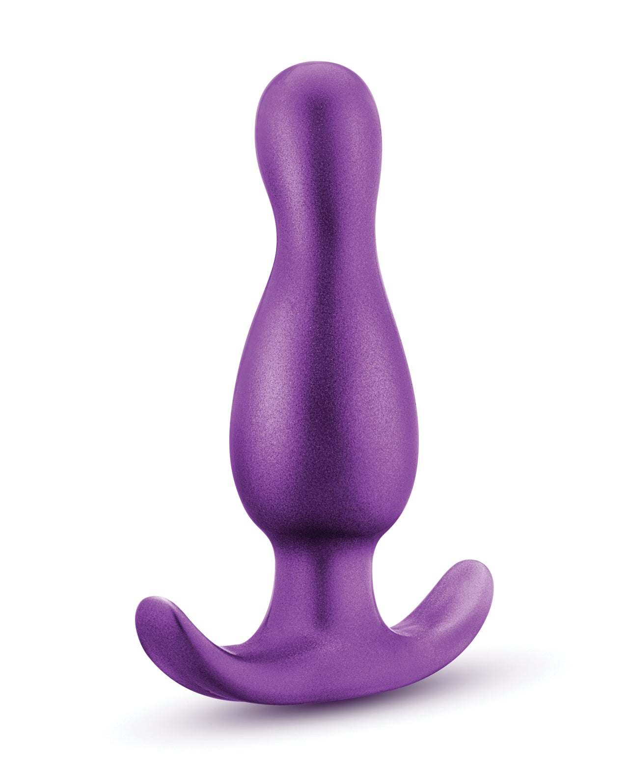 Purple Blush Anal Adventures Matrix Quantum Plug with curved design and silicone finish