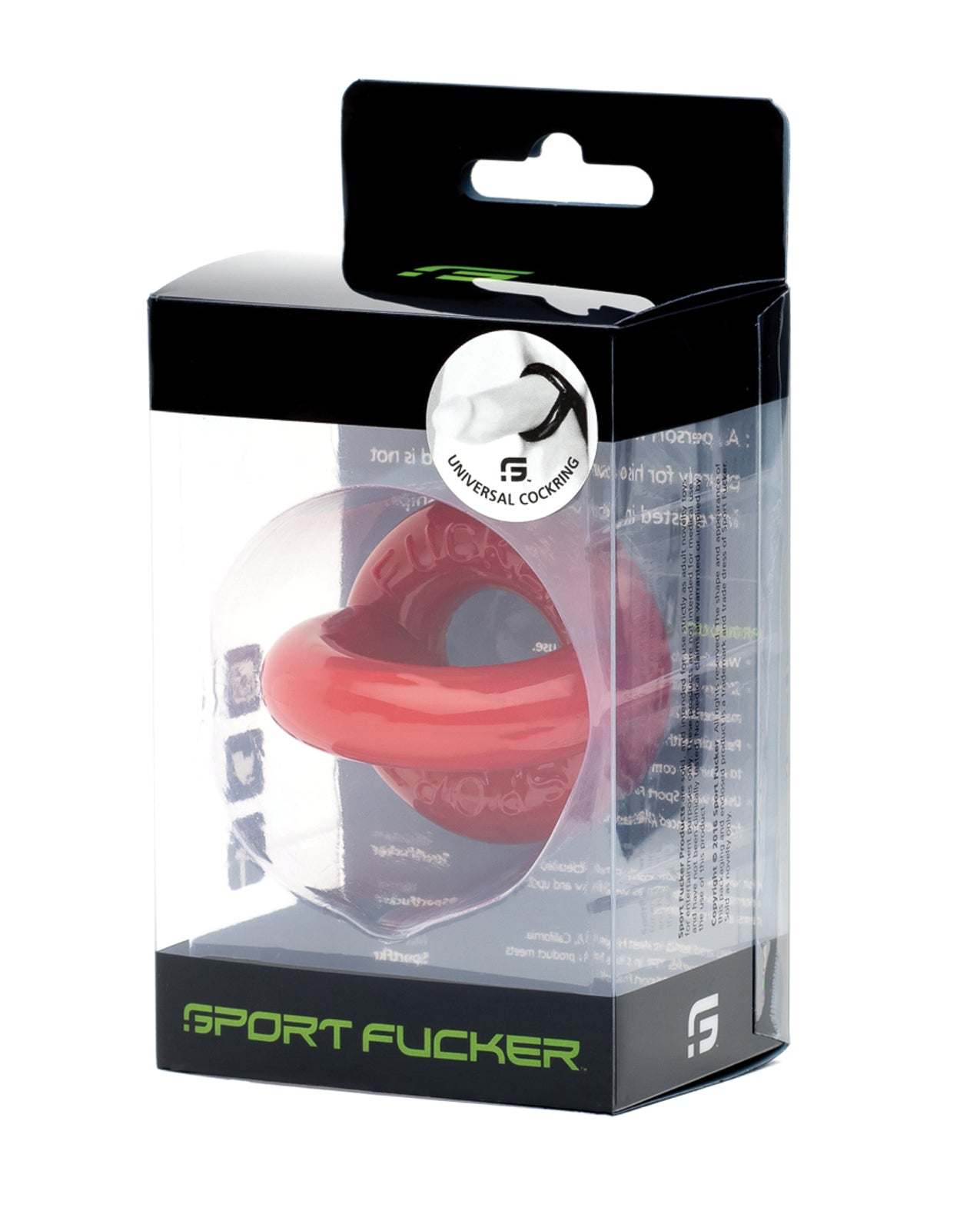Sport Fucker Universal Cockring flexible stretch silicone ring for men in packaging