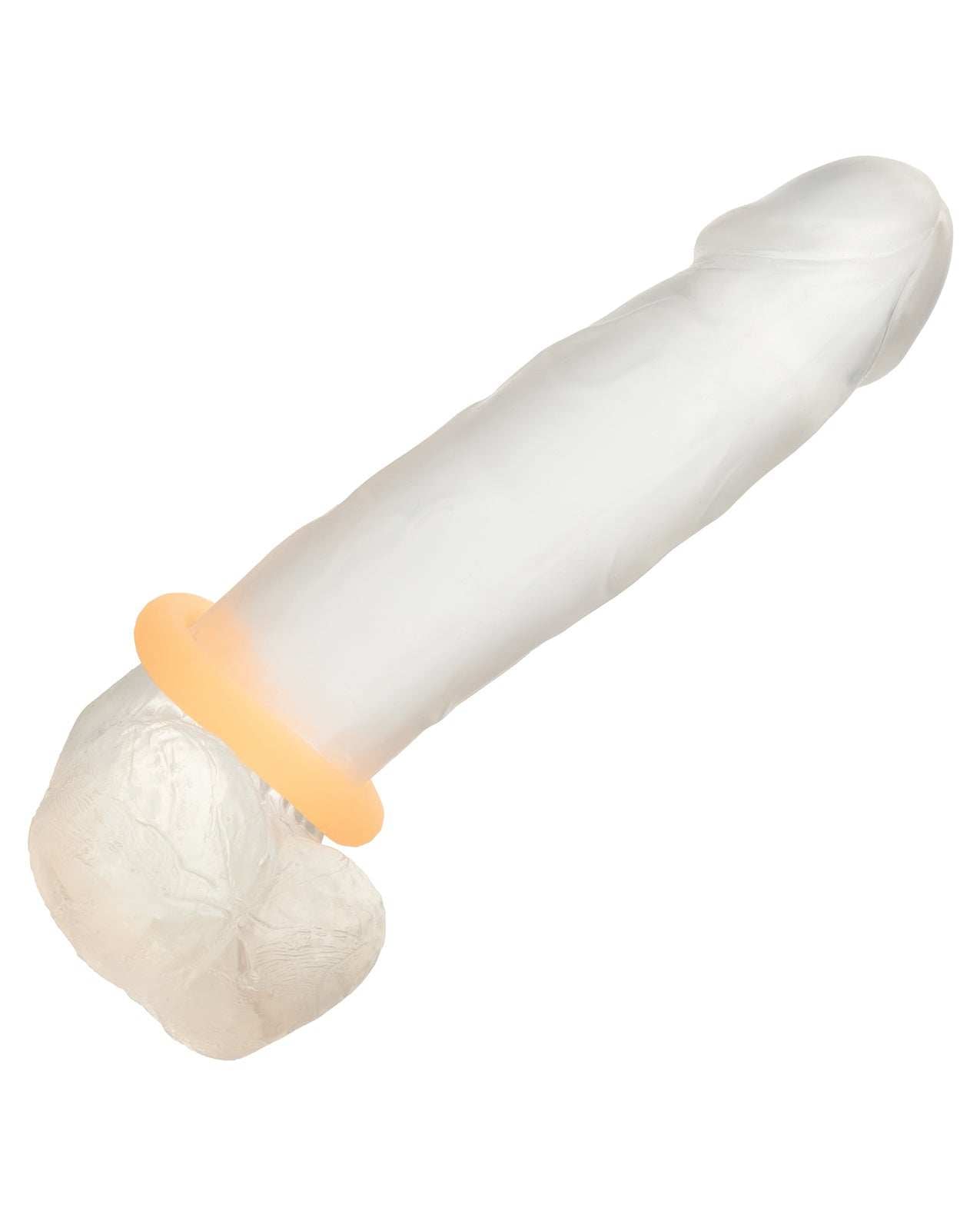 Alpha Liquid Silicone Glow in the Dark Prolong Cock Ring - Medium by Cock & Balls