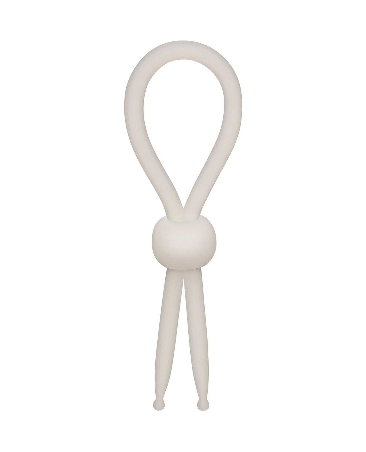 Alpha Liquid Silicone Lasso Cock Ring - Natural by Cock & Balls