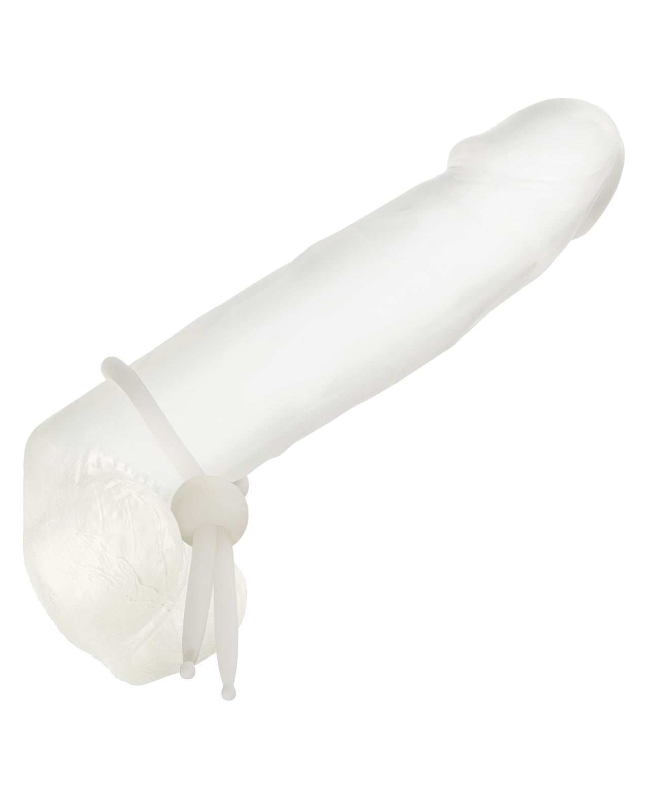 Alpha Liquid Silicone Lasso Cock Ring - Natural by Cock & Balls