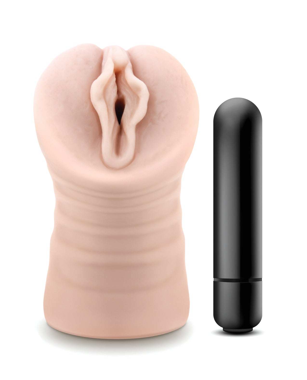 Blush EnLust Pussy Stroker w/Vibrating Bullet - Destini by Masturbators and Strokers