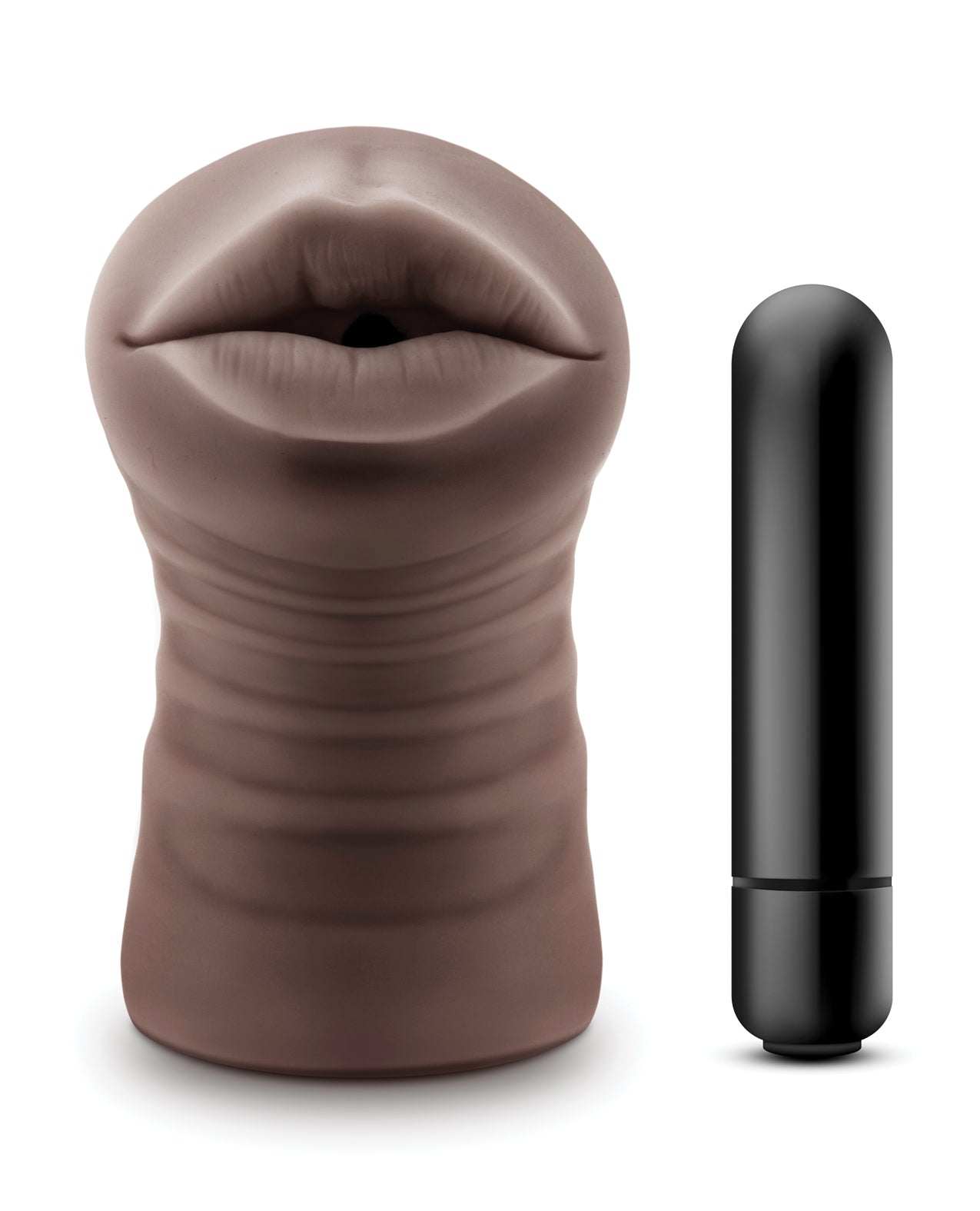 Blush EnLust Mouth Stroker w/Vibrating Bullet - Krystal by Masturbators and Strokers
