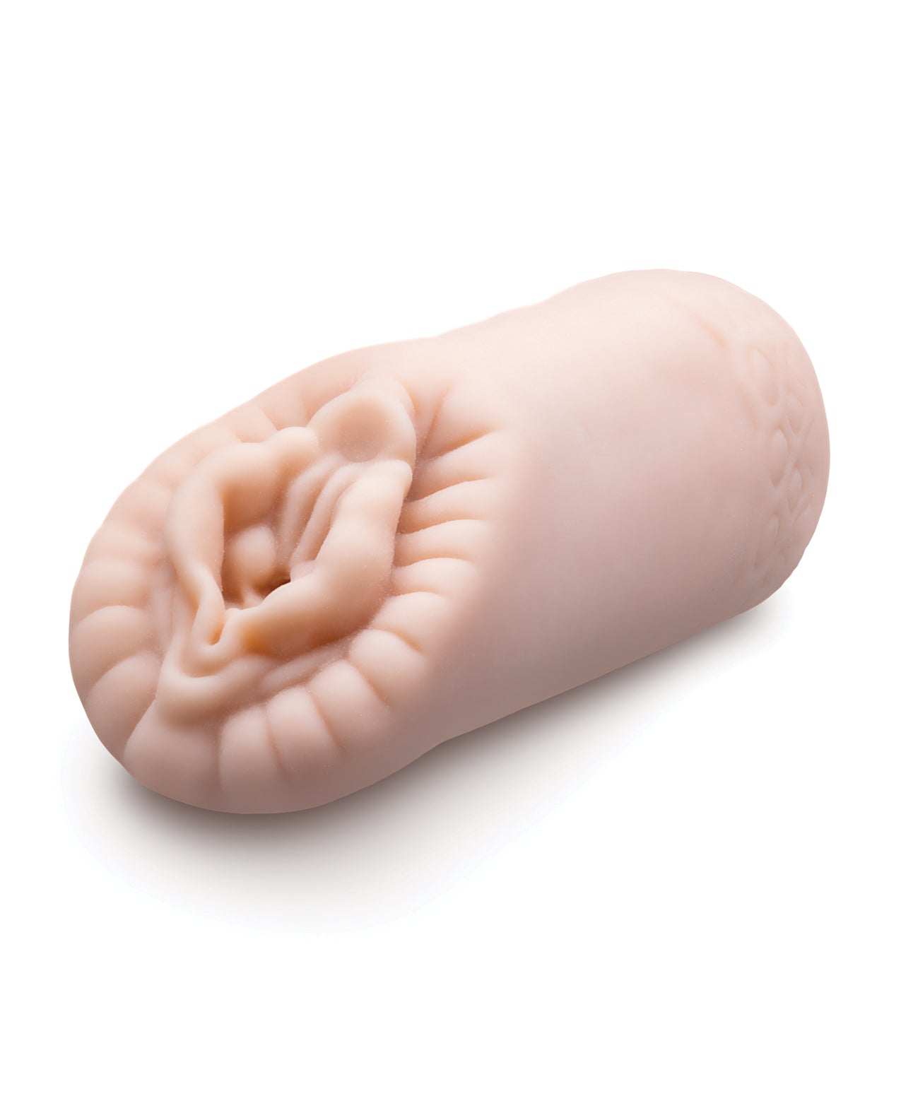 Blush EnLust Pussy Stroker Alyssa in soft skin-tone material with ribbed interior and pleasure beads.