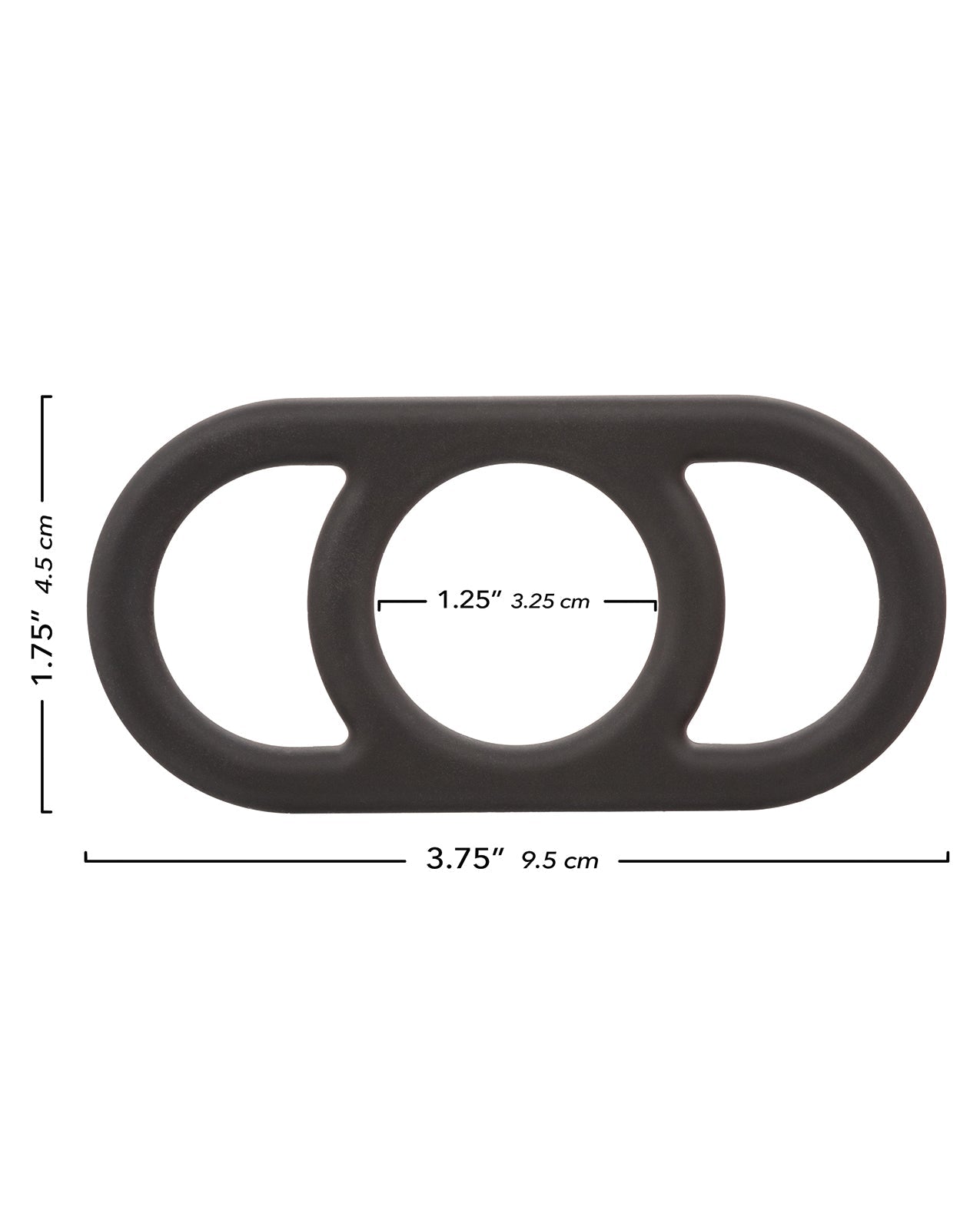Alpha Liquid Silicone Commander Cock Ring with Comfortable Fit and Durable Design by Cock & Balls