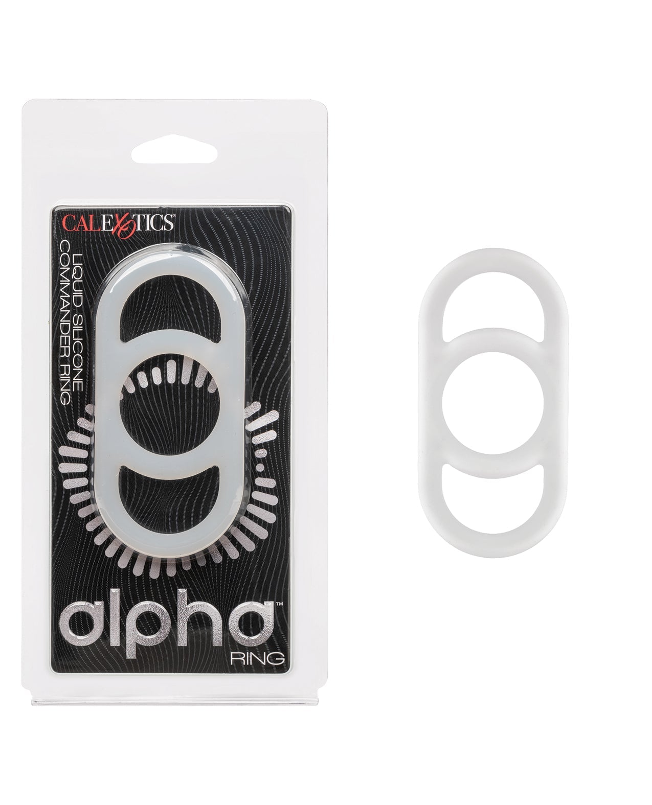 Alpha Liquid Silicone Commander Cock Ring with Comfortable Fit and Durable Design by Cock & Balls