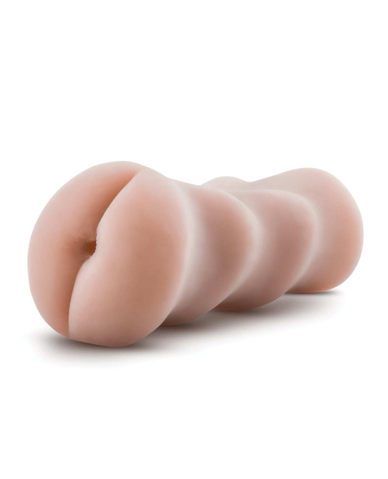 Blush EnLust Anal Stroker Cassie in soft, nude-colored ultra-soft material with nubbed interior for realistic anal simulation.