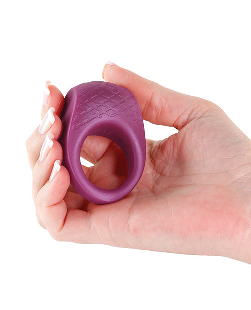 Seduction Levi Cock Ring - Metallic Burgundy by Cock & Balls