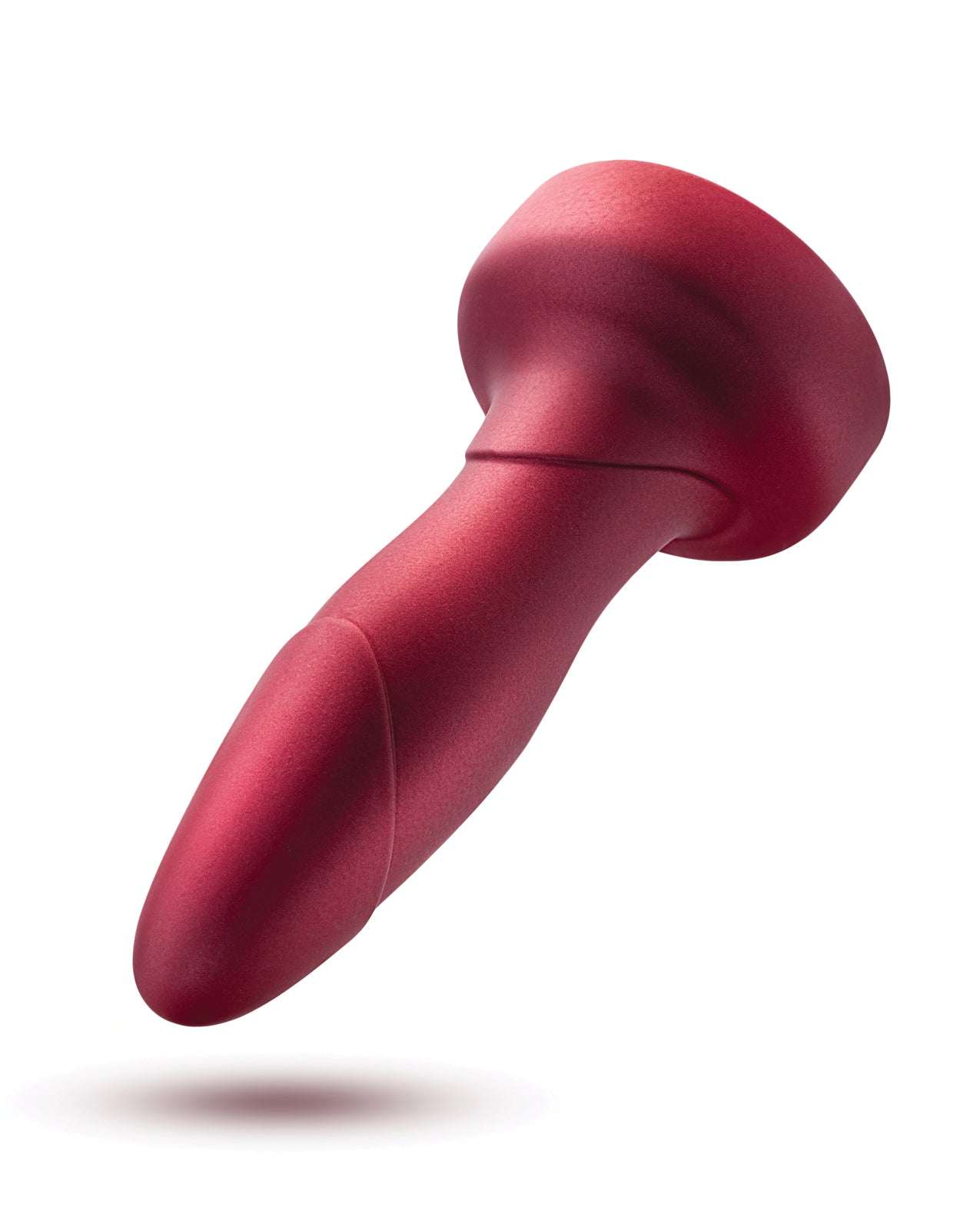 Blush Anal Adventures Matrix Atomic Plug in Martian Wine red with tapered tip and wide base for comfortable, secure anal stimulation.