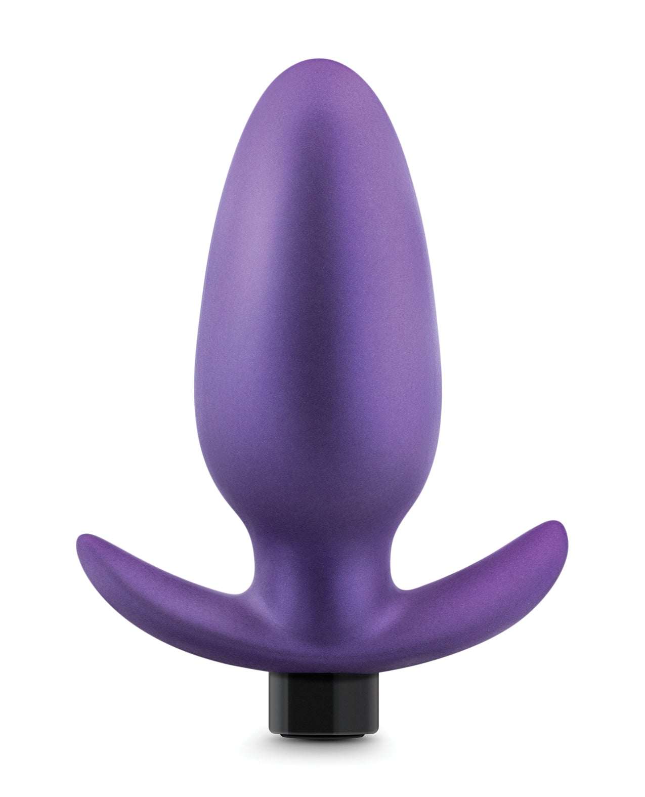 Blush Anal Adventures Matrix Excelsior Astro Violet vibrating anal plug with ergonomic design and UltraSilk silicone coating