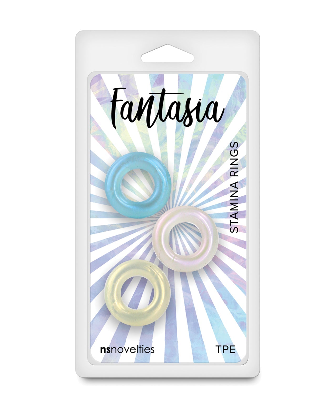 Fantasia Stamina Cock Rings - Multi Color by Cock & Balls
